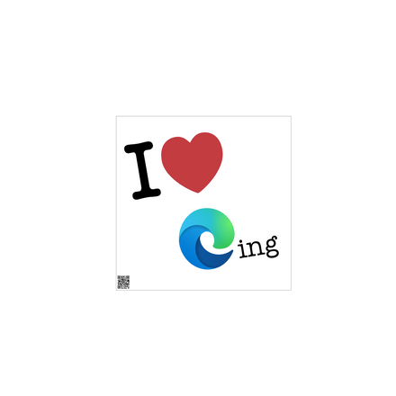 I <3 Edging® Sticker